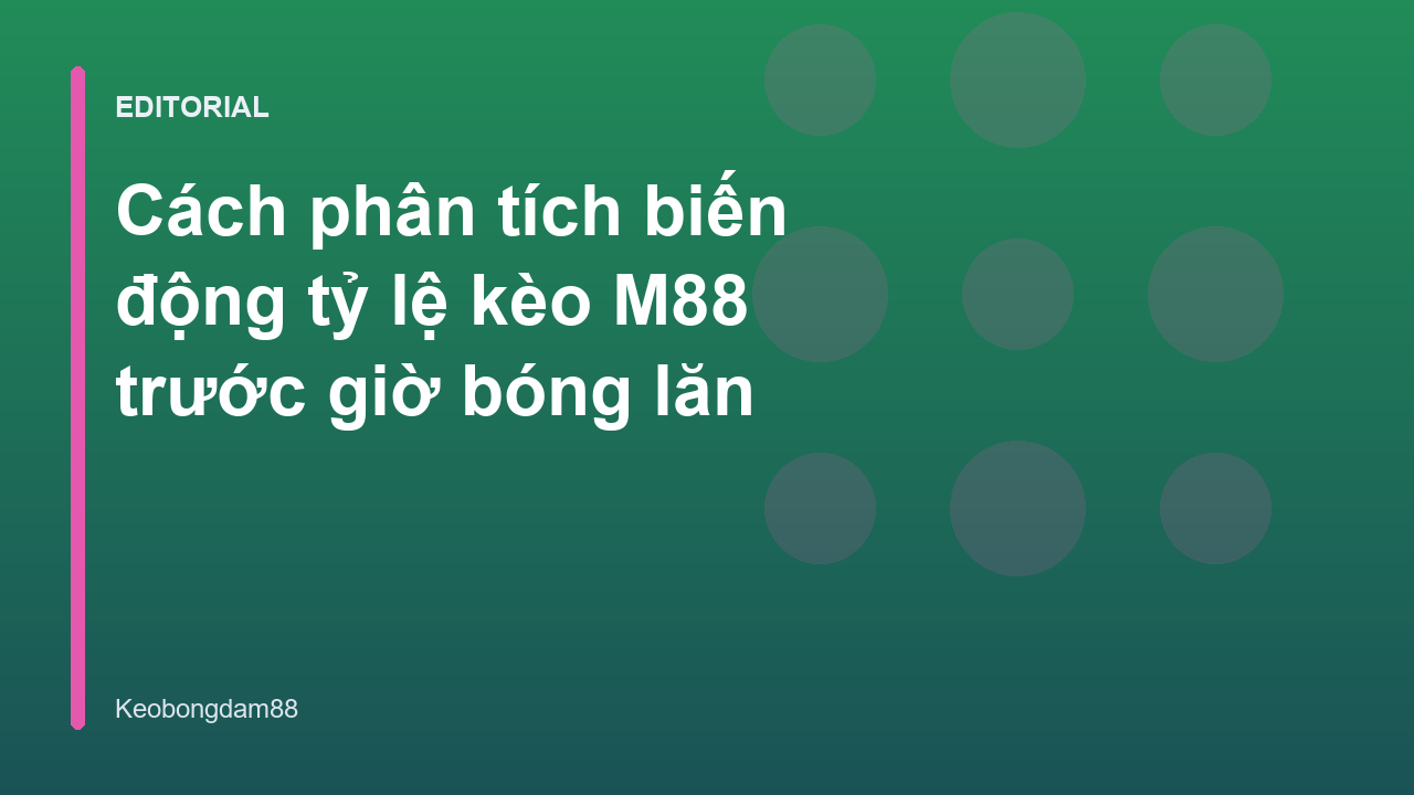 Biểu đồ biến động tỷ lệ kèo bóng đá trực tuyến